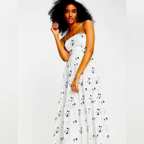 ASOS Edition tiered cami midi dress. NWOT size 12 - Picture 1 of 3